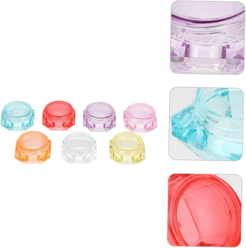 Beaupretty 40Pcs Refillable Cosmetic Jars With Spoons Portable Cream Containers Mixed Colors - Image 4